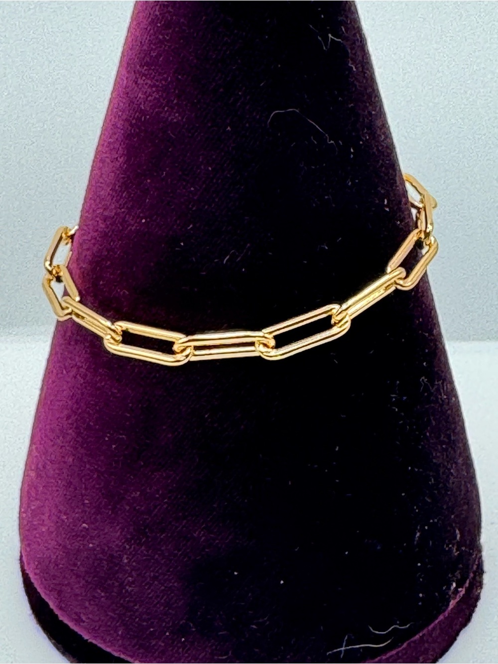10K Gold Filled Paperclip Link Bracelet - Women's Jewelry